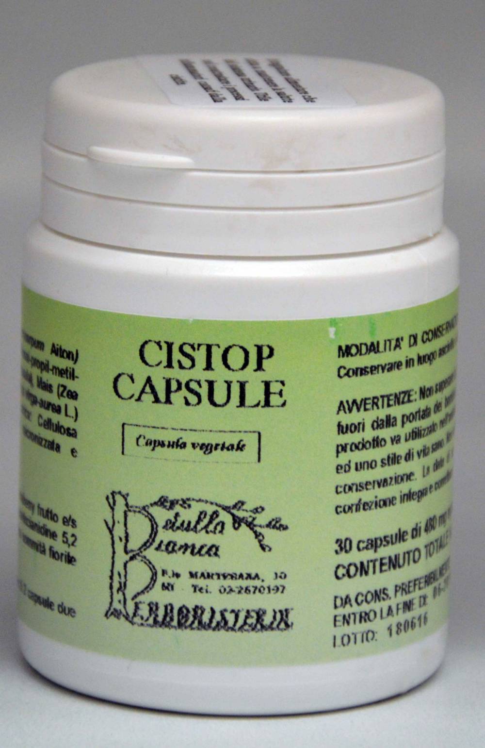 Cistop capsule