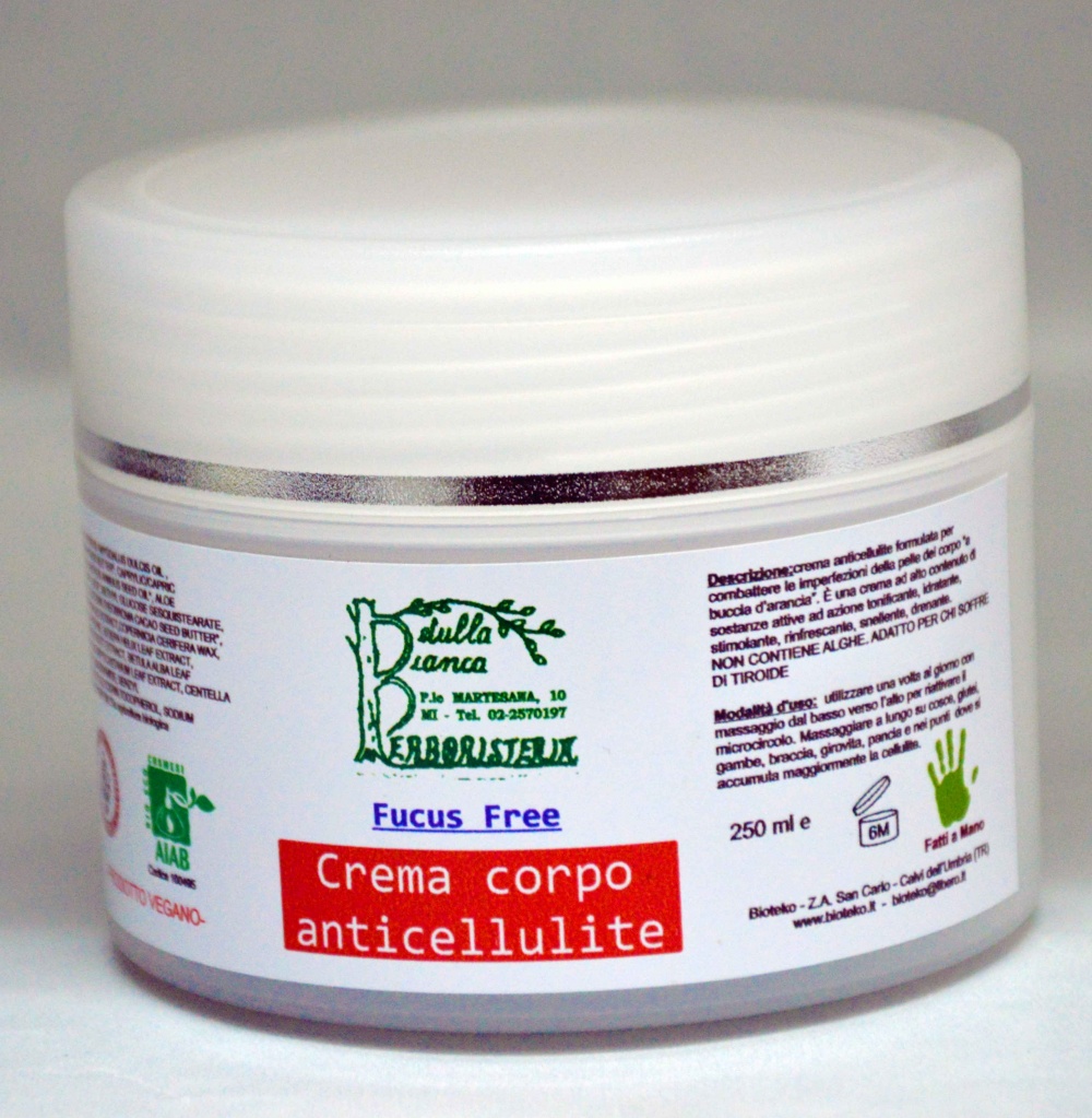 Crema anticellulite fucus free