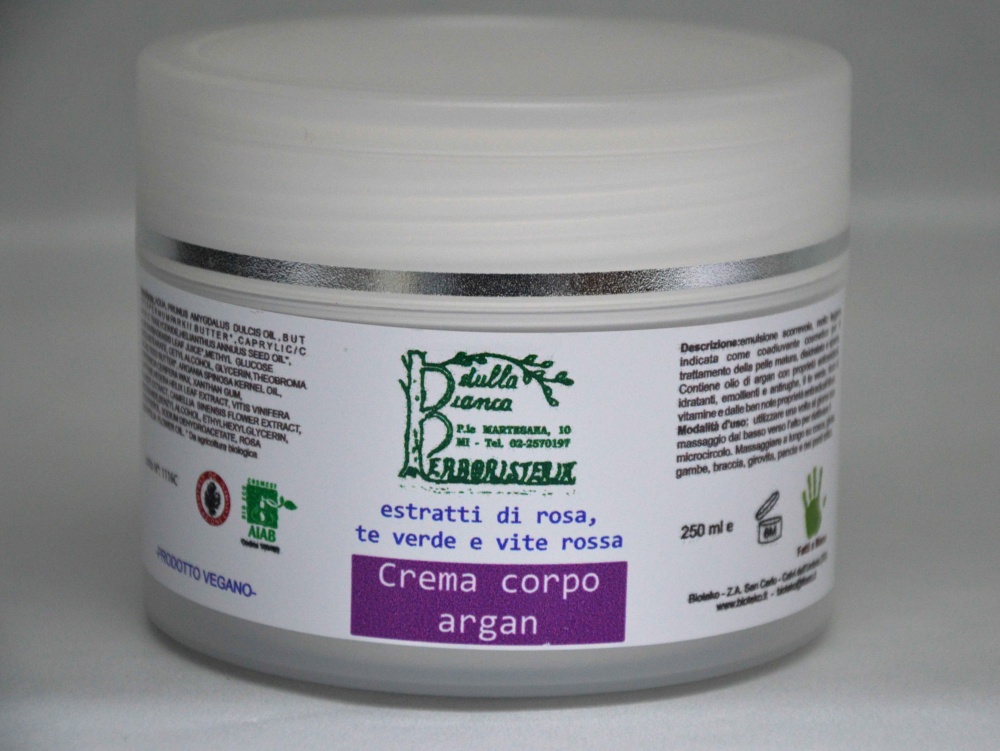 Crema corpo argan rosa the verde